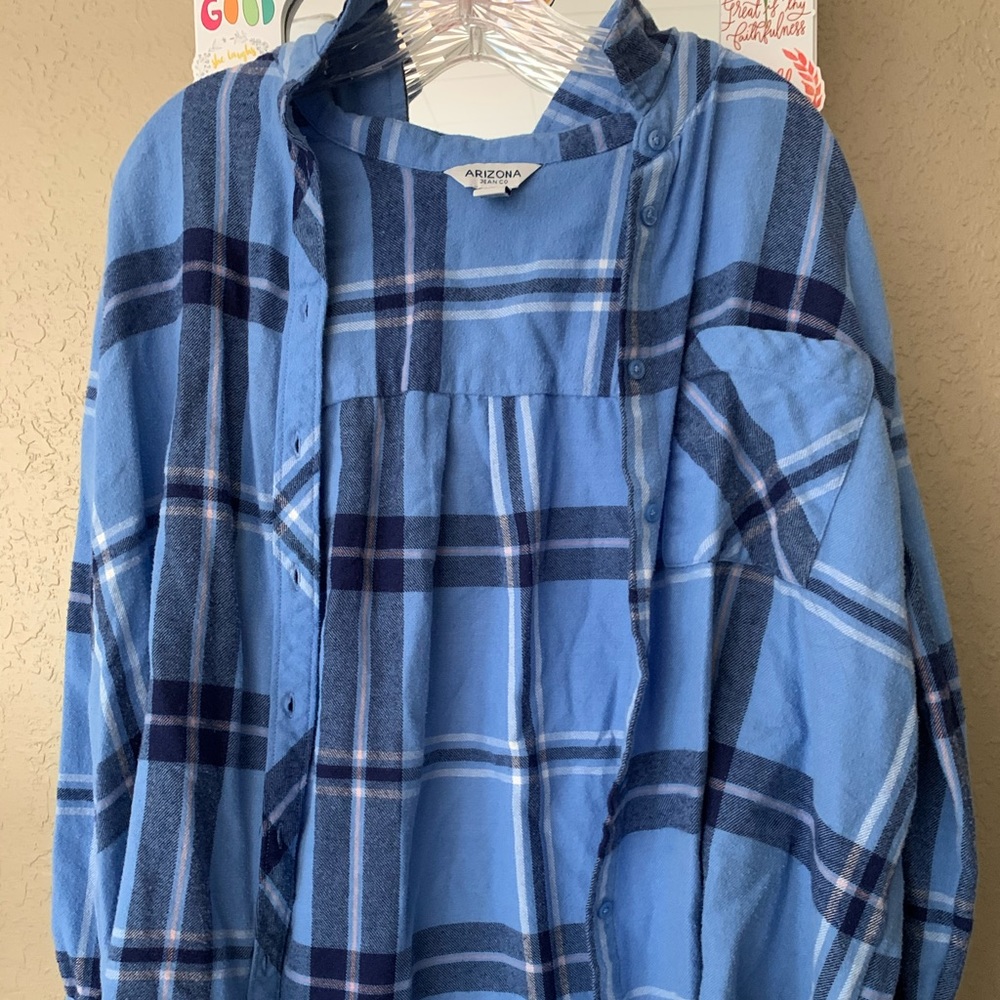 Blue Plaid Flannel